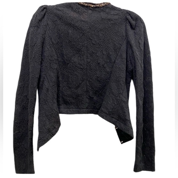 Egoist black jacket women’s size small cocktail business party - Picture 2 of 6